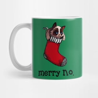 Merry No Cat Xmas Mug